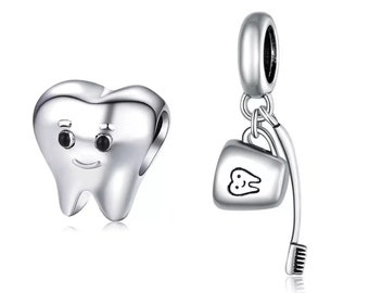 Charm Series Tooth Charm Tooth Gift Toothbrush - Etsy Ireland