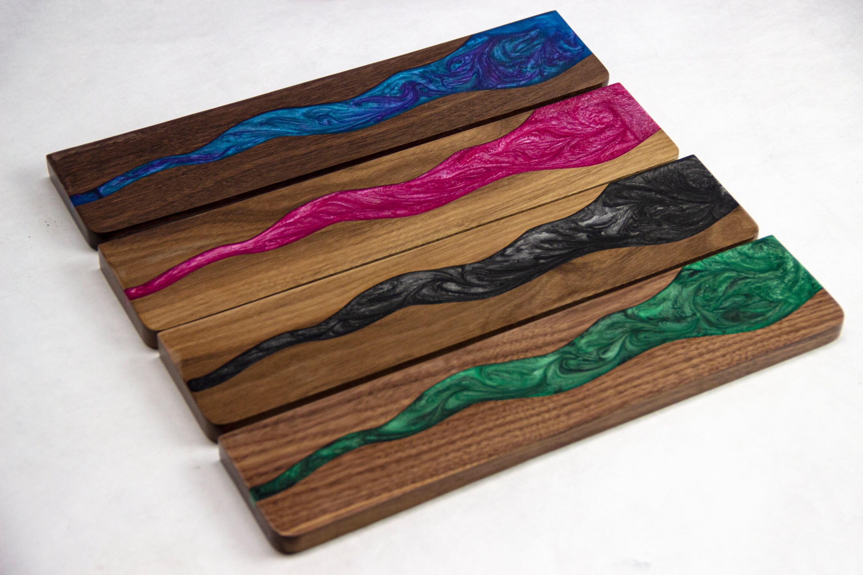 Keyboard Wrist Rest Resin Wrist Rest Wood Wrist Rest Resin Etsy