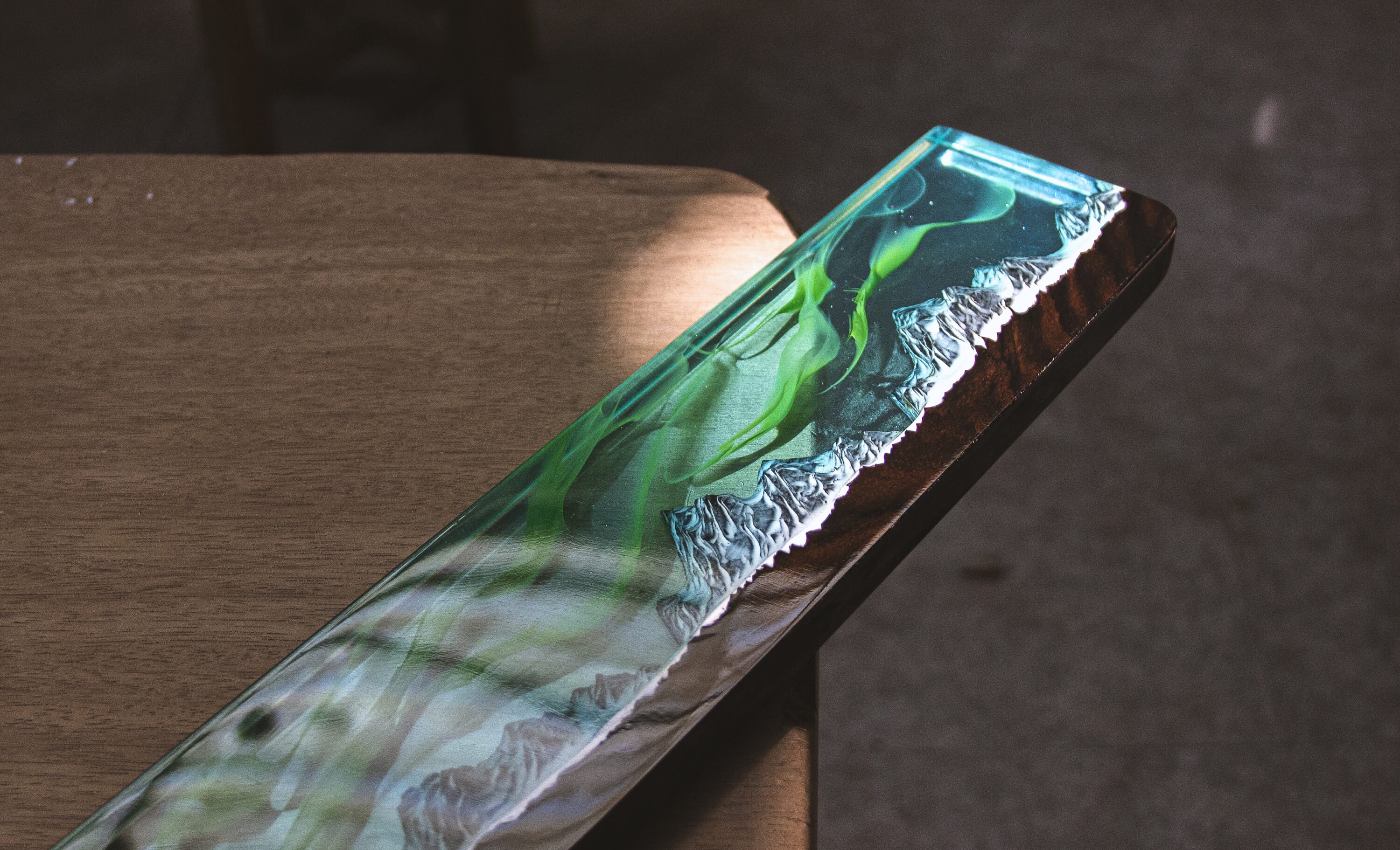 Keyboard wrist rest resin wrist rest wood wrist rest resin Etsy