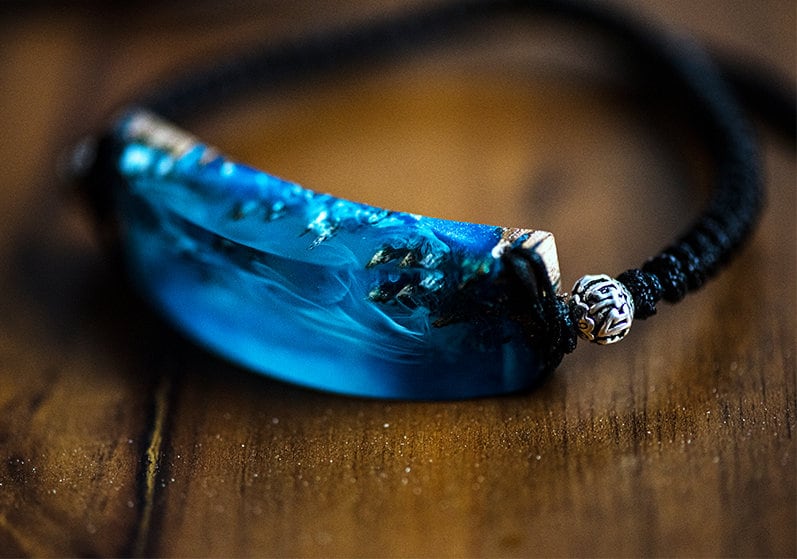 Epoxy resin bracelet hot sale