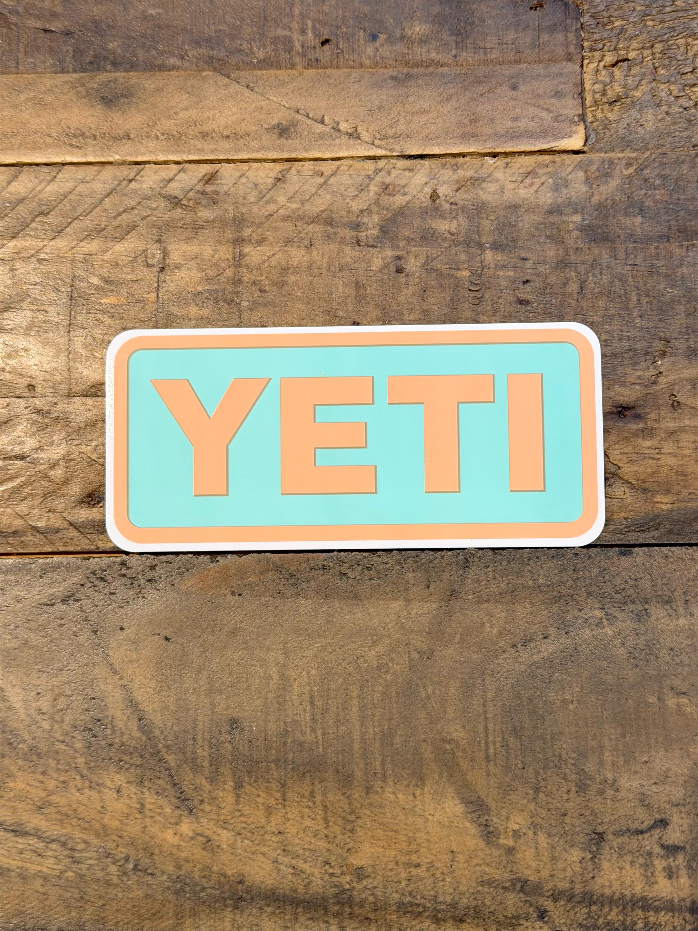 YETI Logo Stickers – Multiple Colorways (includes Rare Pink), 4