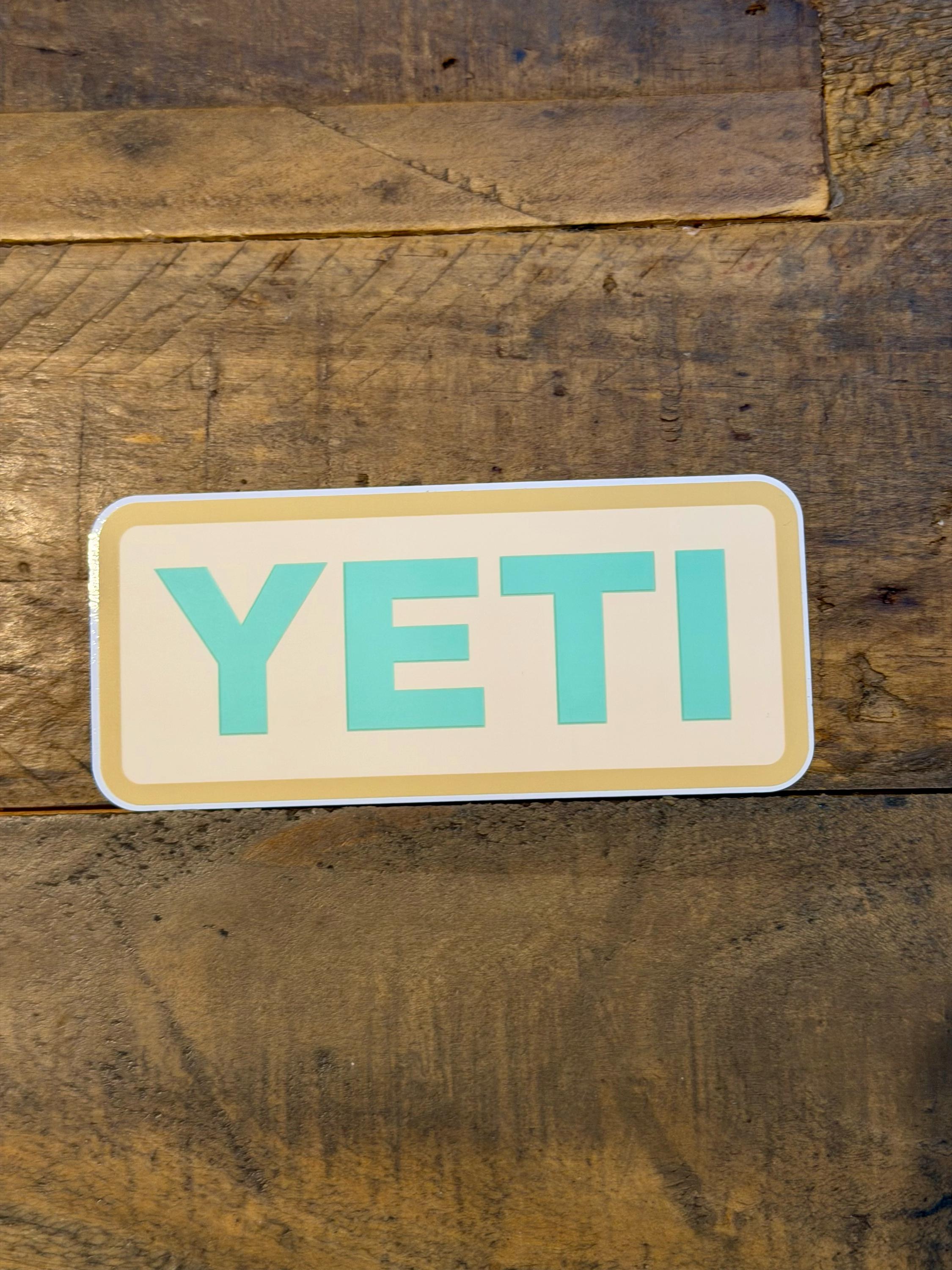 YETI Logo Stickers – Multiple Colorways (includes Rare Pink), 4