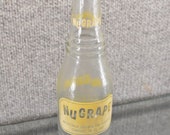 Vintage Soda Pop Bottle NUGRAPE 10 oz Yellow Label Doraville, GA 1971