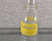 Vintage Soda Pop Bottle NuGrape 10 oz Yellow Label Atlanta, GA 1959