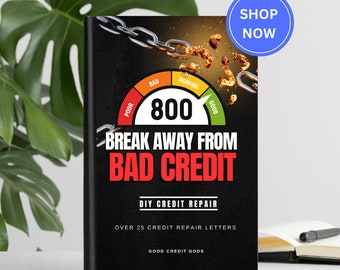 Break Away From Bad Credit,  DIY credit repair letters with FCRA laws.Remove Reposession,Medical,Late Payments,ChildSupport,Studentloans etc