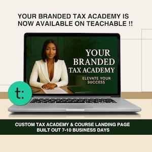 Anpassad Teachable Tax Academy: Konfiguration av onlinekursplattform