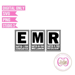 Black Woman Ratings SVG Bundle | Black Woman SVG | Black Girl Magic SVG Cut File for Cricut Silhouette Brother