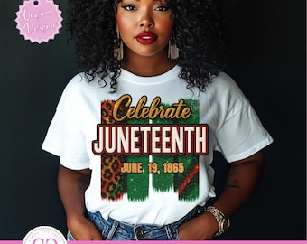 Juneteenth - Celebre 1865 PNG, Pincelada, Estampa Animal (Download Digital)
