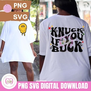 Knuck If You Buck Montgomery Riverboat Fight Edition SVG PNG / Sedia pieghevole SVG png Clipart File di taglio per Cricut Silhouette Brother