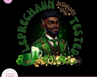 Leprechaun Tested St. Patrick's Day PNG, Lucky Mama (Digital Download)