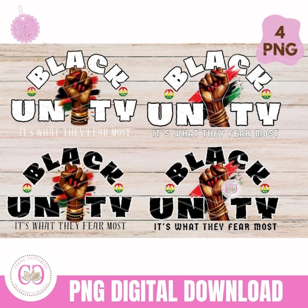 Puño de la Unidad Negra PNG, Diseño de Sublimación de Melanina (Descarga Digital)