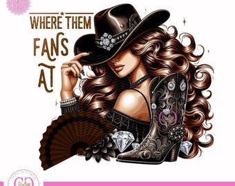Rodeo Queen PNG, Cowgirl Clipart, Boots and Hat (Digital Download)