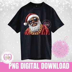 Schwarzer Weihnachtsmann Png, Schwarzer Weihnachtsmann mit Grillz, Schwarzer Weihnachtstropfen, Schwarze Weihnachtsgoldketten, Afroamerikanischer Weihnachtsmann, Schwarze Weihnachtsmann Clipart, PNG-Datei