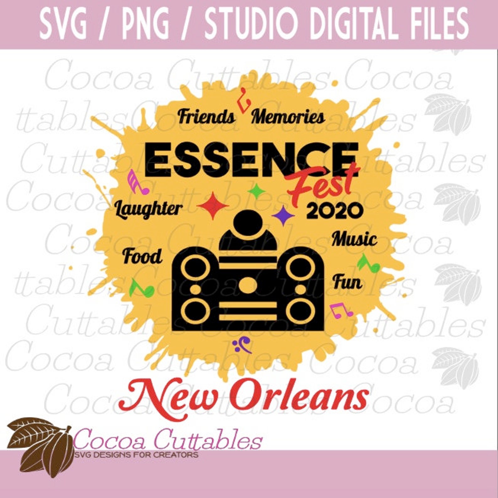 Essence Festival SVG Essence Fest SVG New Orleans SVG Clipart Etsy