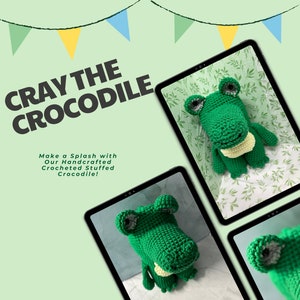 Handmade Crocodile Toy