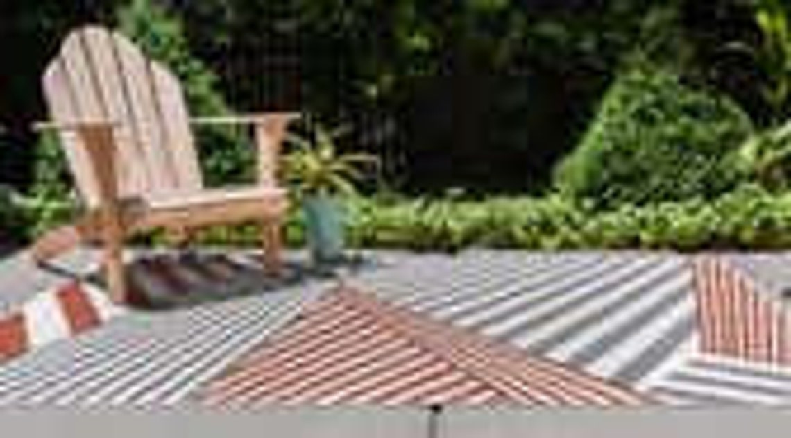 Outdoor Jill Zarin Teppich In blauer Schatten für Bodenbelag | Etsy