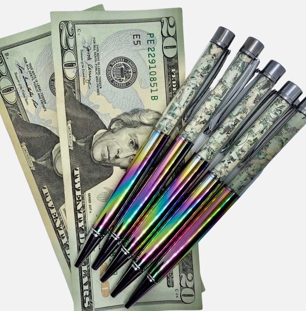 SHREDDED MONEY PEN Money Rolled Stylish Pen Stratus Etsy