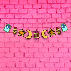 Printable DIY Ramadan Bunting Printable Kid's Ramadan - Etsy