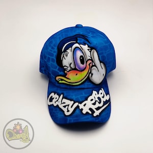 donald duck hat - neon colors, perfect present, free US shipping