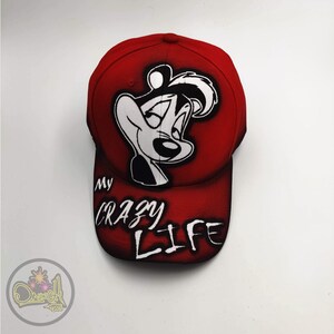 Adjustable pe le pew hat, red hat, a great gift shipping anywhere in the world, free shipping in the USA