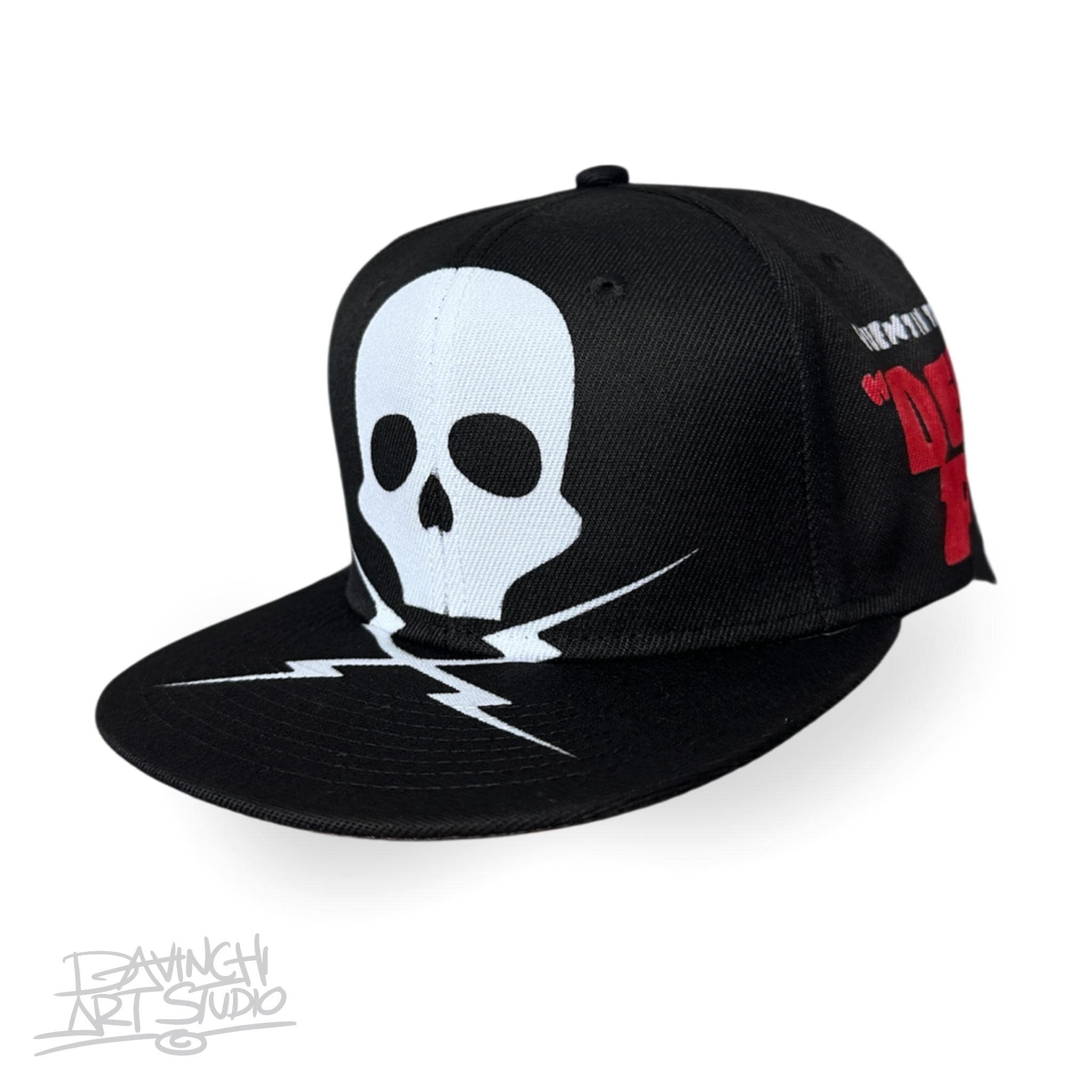 Quentin Tarantino Death Proof Skull Hat, Hand Painted Stuntman