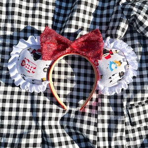 Alice In Wonderland Themed Mickey/Minnie Ears