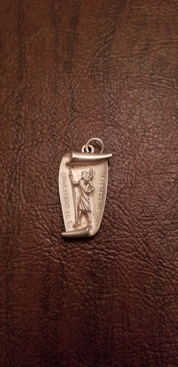 Very Unique Sterling St. Christopher Medal/Pendant