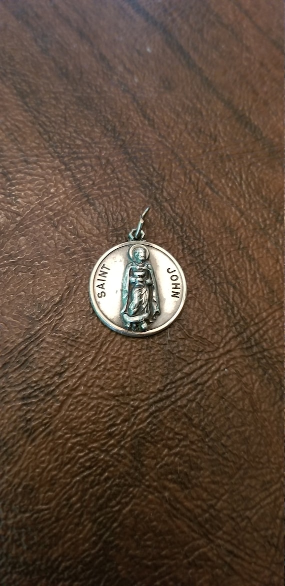 Vintage Creed Sterling Silver Saint John of God Me