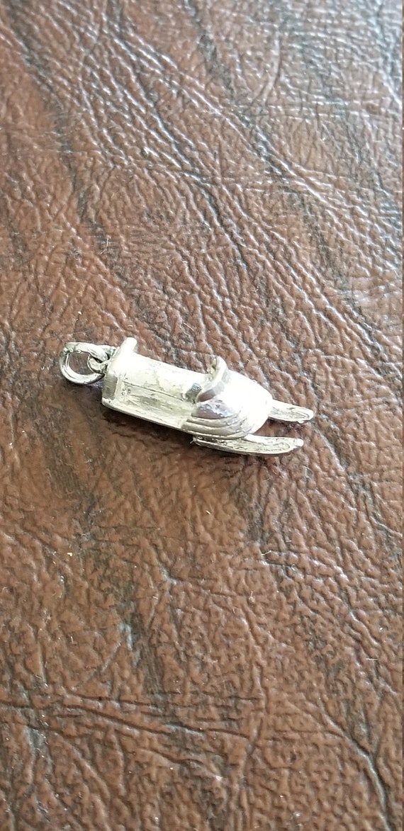 Snowmobile Charm Sterling Silver Snowmobile Charm Sterling Silver