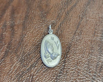 HAYWARD 925 Sterling Silver Antique Hands in Prayer