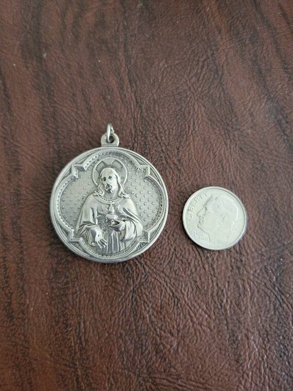 Amazing French Penin A' Lyon Dual Religious Medal/pendant, Sacred