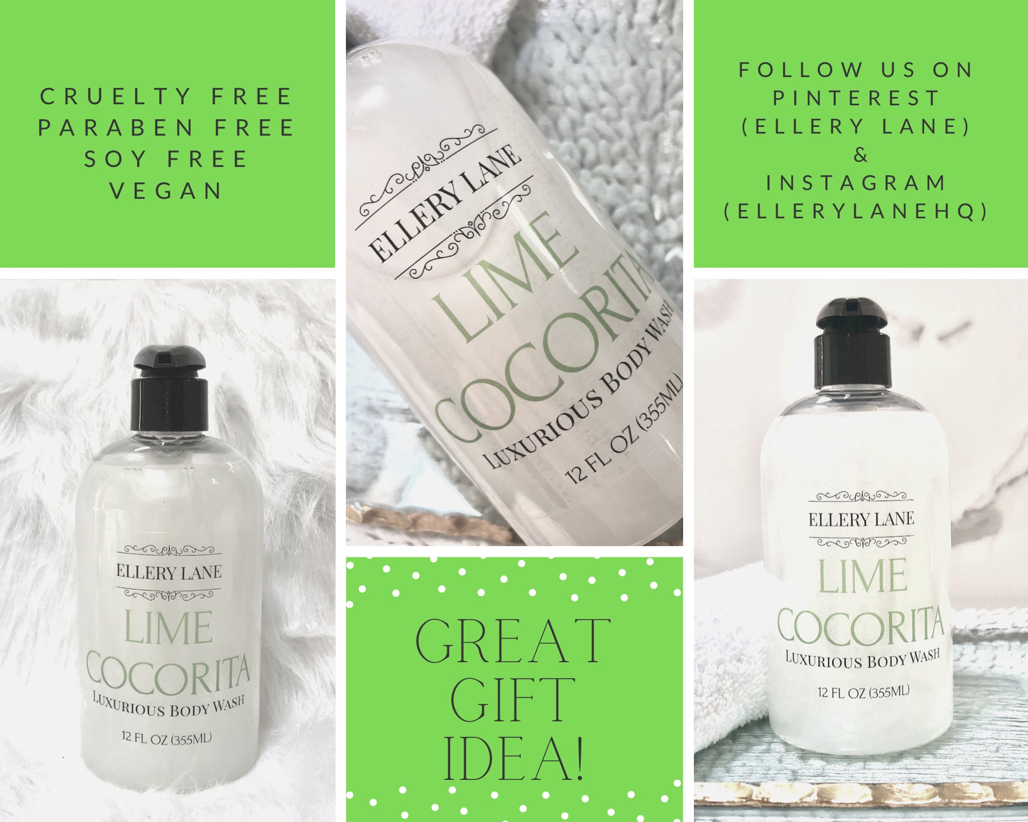 Body Wash Cruelty Free Body Wash Coconut Milk Gift Ideas Etsy