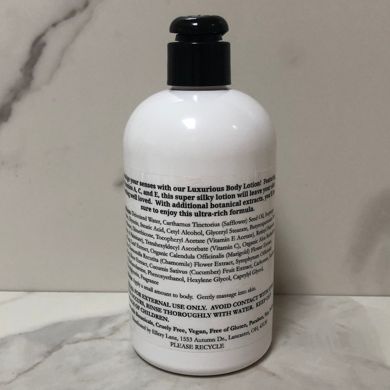 Vanilla Body Lotion Cruelty Free Lotion Vanilla Gifts for Etsy