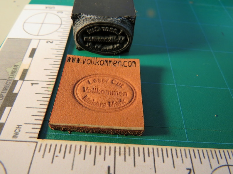 Maker's Mark Leather Stamps Laser cut Etsy