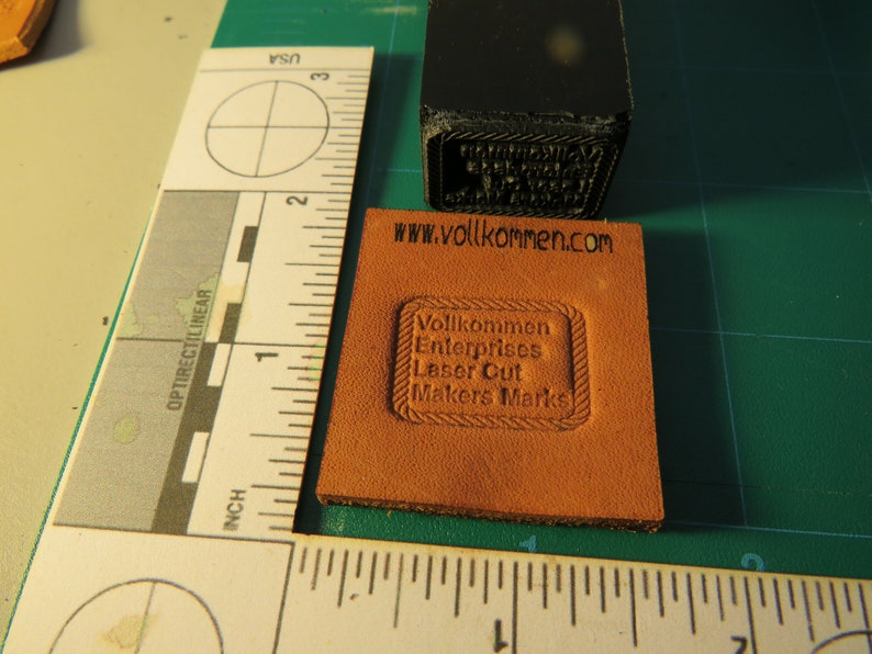 Laser Cut Maker's Mark Leather/pottery Stamps Etsy