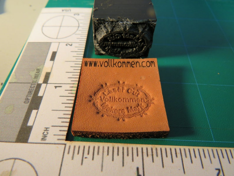 Maker's Mark Leather Stamps Laser cut Etsy