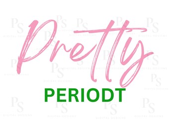 AKA Pretty Periodt SVG - Alpha Kappa Alpha - Pink and Green (Digital Download)