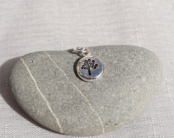 Tree Of Life Charm.  Small Sterling Silver Charm.  Recycled Silver.  Spiritual Jewellery.  Family and Friendship.  Mothers Day Gift.