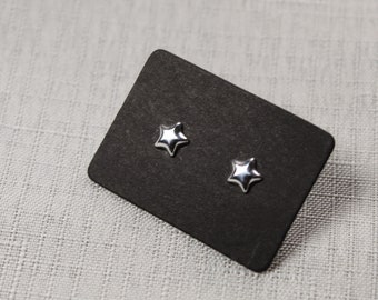 Tiny Star Stud Earrings.  Sterling Silver Star Earrings. Dainty Earrings. Christmas Star Earrings.  Stocking Filler.