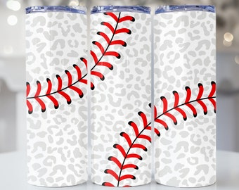 Cheetah baseball tumbler