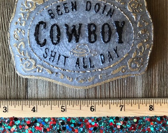 Cowboy Buckle - Car Freshie