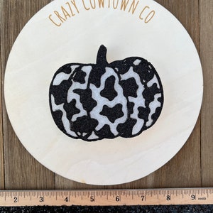 Cow Print Pumpkin - Car Freshie