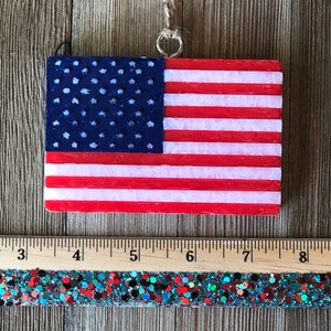 U.S. flag  - Car Freshie
