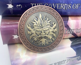 Kai Order Cloak Clasp Lone Wolf Brooch Pin