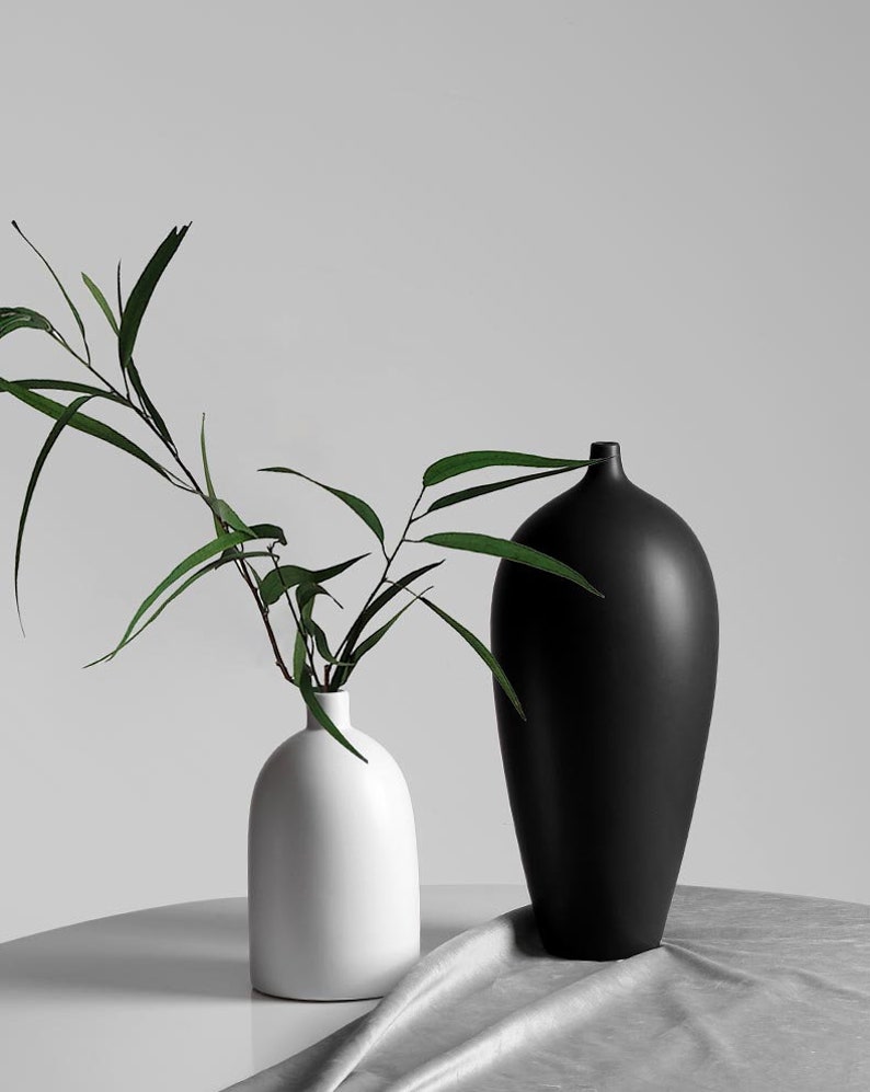 Vase de style japonais vase minimaliste en céramique vase Etsy