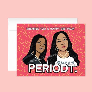 City Girls Verjaardagskaart| Hiphop geïnspireerde wenskaarten| De City Girls Fun Cards| Periodt Poeh| Grappige wenskaarten voor je vrienden