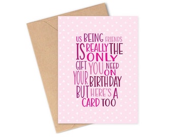 Tarjeta de cumpleaños divertida / tarjeta de cumpleaños divertida para sus amigos / tarjetas para sus novias / tarjetas de felicitación ingeniosas / tarjetas de felicitación inteligentes en blanco