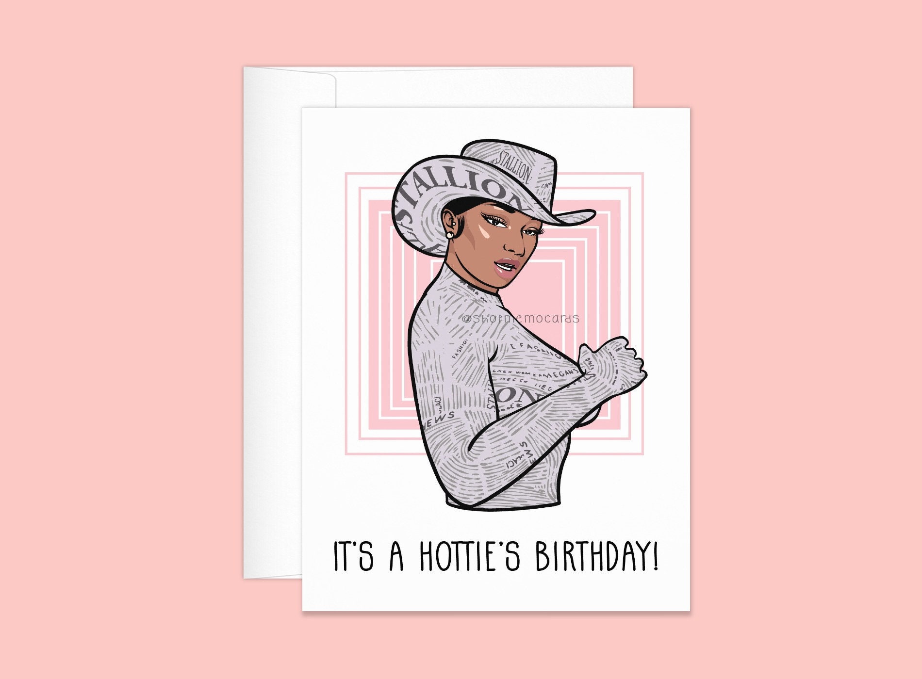 Megan Thee Stallion Birthday Card Clever Birthday Cards Hip | Etsy
