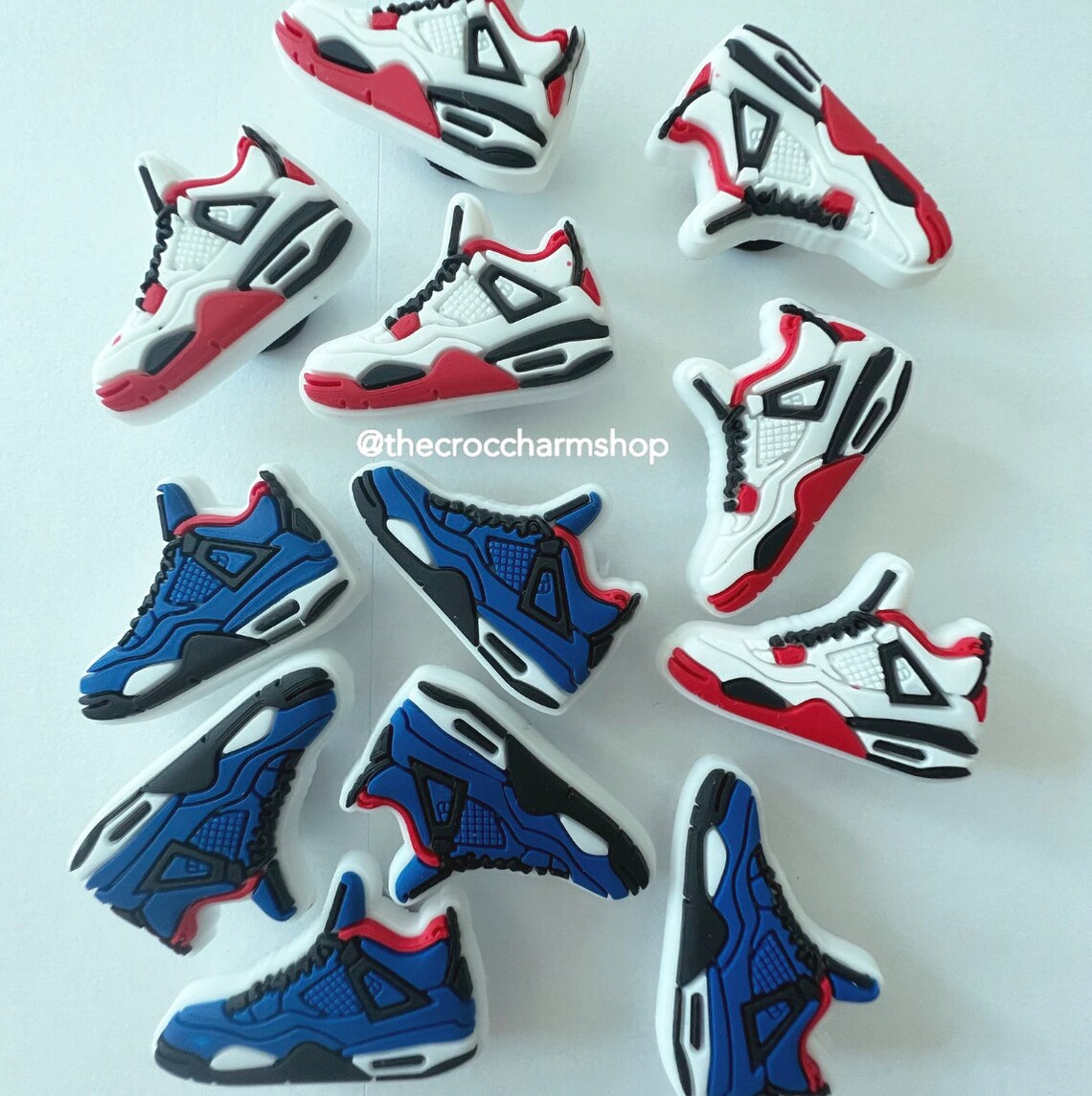 Jordan 4 Croc Charms PVC Jibbitz Sneaker Croc Charms Etsy