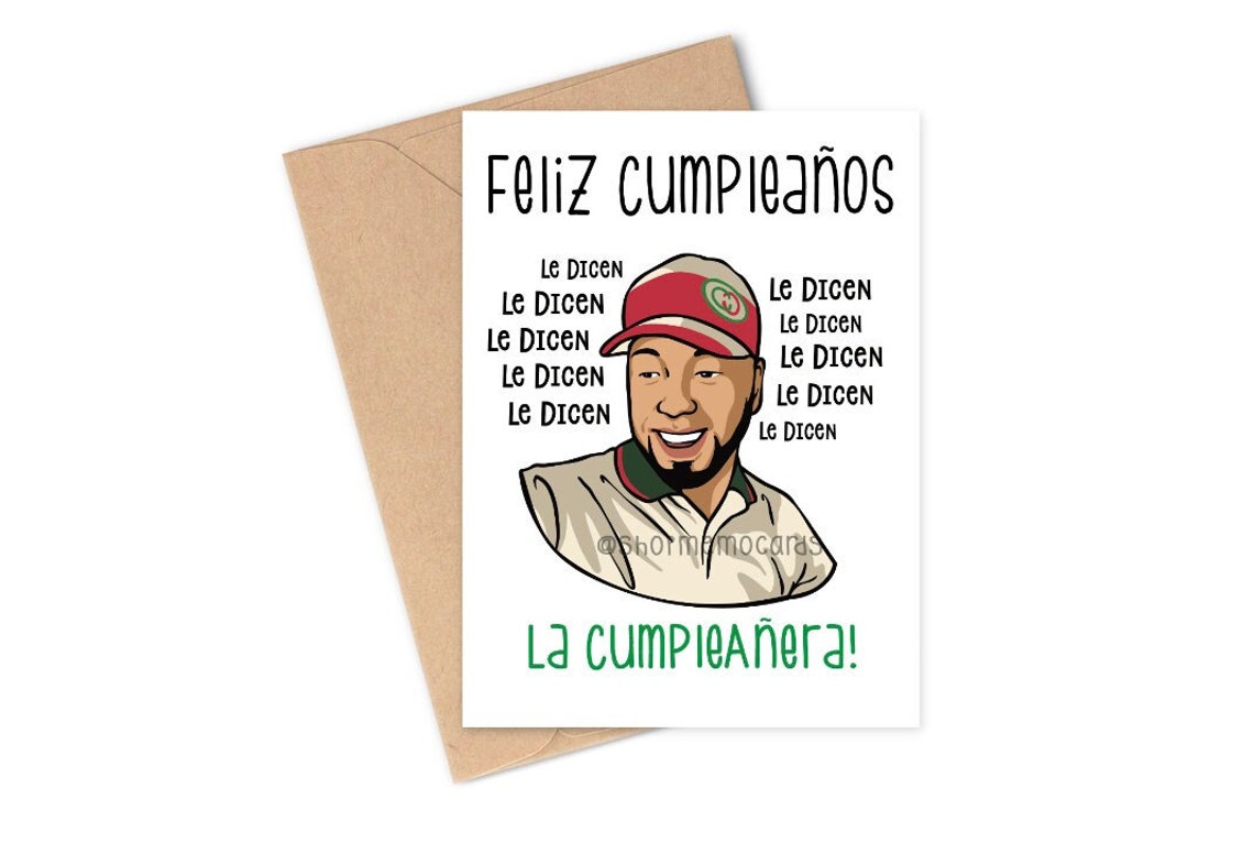 Anuel AA Birthday Card Feliz Cumpleanos Reggaetonera Card in Etsy